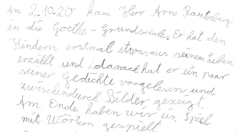 Hexen und Mumien in der Kieler Goethe-Grundschule – Der Lyriker Arne Rautenberg las für Kinder aus seinem Werk